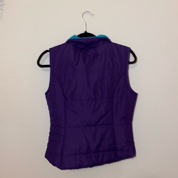 🐚Purple and aqua adorable puffer vest! - Picture 3 of 10